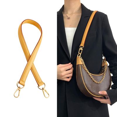 KIYOMIL Original Vachetta Leather Shoulder Strap Replacement for Tote Bag, Beeswax, 1.8 cm x 69.8 cm (27.5 in)