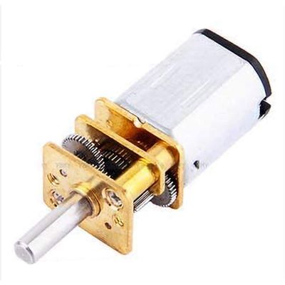 High-Precision N20 DC Gear Motor with Metal Gears, 3V/6V/12V, 50–2,000 RPM