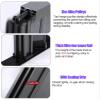 Aluminum Interior Folding Door, Privacy Screen, 147.3 x 203.2 cm, Gray-White, Accordion Sliding Door for Home and Commercial Room Dividers view 3