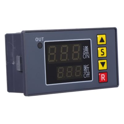 Holibanna 12V Microcomputer Timer Switch with Dual Digital Display