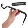 BESPORTBLE Black Iron Hanging Flower Hook for Balcony and Garden view 4
