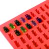 Gummy Bear Mold with Pipette, Silicone Candy Mold with 53 Cavities, Red view 2