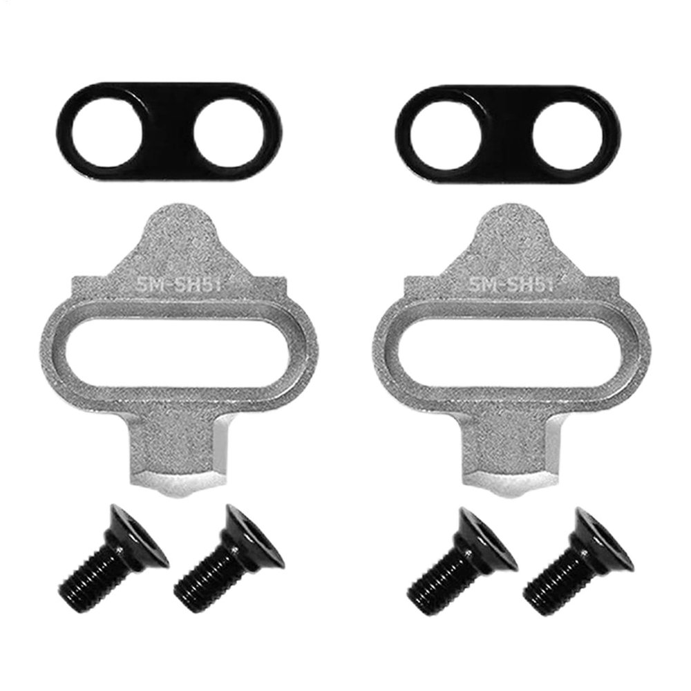 Self-Locking SPD-Compatible Cleats for Cycling Shoes