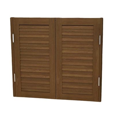 Solid Wood Double Swinging Café Doors with Stainless Steel Hinges