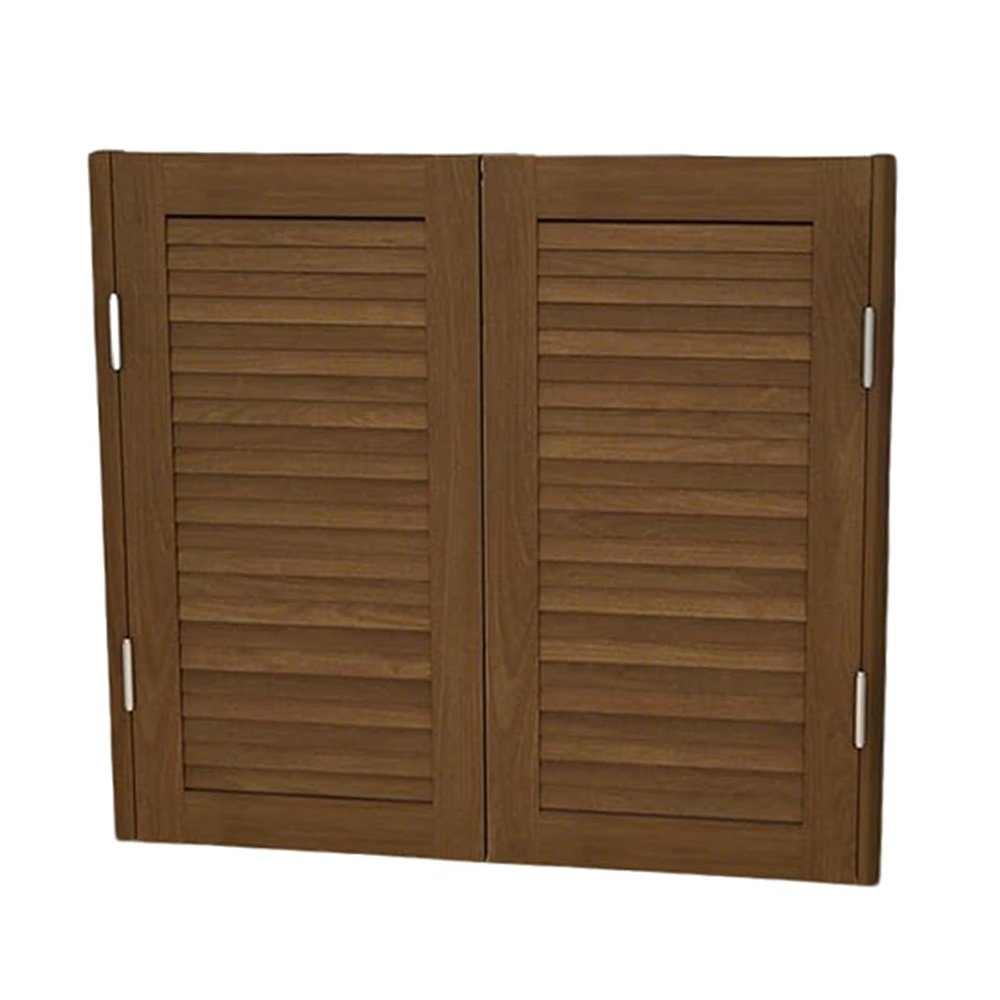 Solid Wood Double Swinging Café Doors with Stainless Steel Hinges