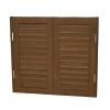 Solid Wood Double Swinging Café Doors with Stainless Steel Hinges view 1