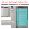 Solid Wood Double Swinging Café Doors with Stainless Steel Hinges view 2