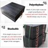 Universal Crane Stabilization Pads for Fire Trucks/Rigs, 24 x 24 x 3.1 in (60 x 60 x 8 cm) view 3