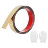 QUARKZMAN Self-Adhesive Stainless Steel Decorative Trim, 2 m x 25 mm, Gold view 1