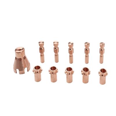 SIKUAI 11-Piece Plasma Torch Electrode and Nozzle Consumables for 80/25/55 Torches