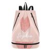 Amooorous Love Fake Glitter Rose Gold Drawstring Sports Bag with Wet/Dry Compartments, Men's Work Backpack view 1