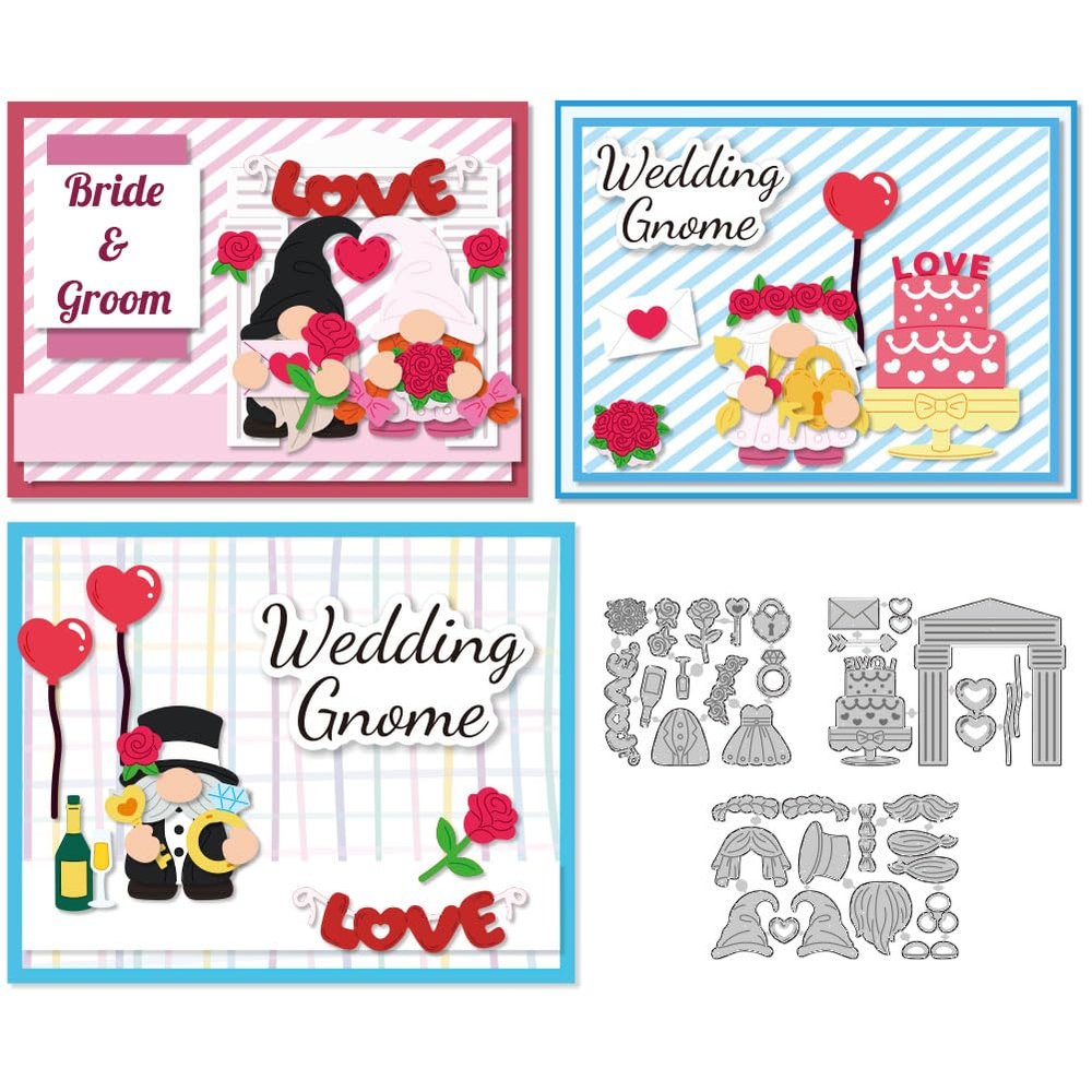 DELORIGIN Wedding Dwarf Die Cuts