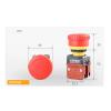 HB-K20 IP65 Waterproof 22 mm 20 A Emergency-Stop Mushroom Pushbutton Switch, 2NO 2NC view 2
