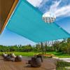 Blue HDPE Sun Shade Sail, 2.7 x 2.7 m, UV-Resistant view 2