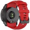 FTRONGRT Replacement Band Compatible with Garmin Instinct 3 50mm, Soft TPU Silicone, Red view 4