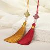 YKAFADE 30-Piece 15 cm Mini Tassel Keychains with Beads, Pink view 2