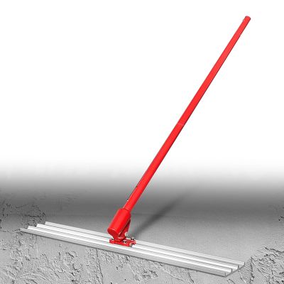 Magnesium Bull Float Concrete Finishing Trowel with Bracket, 3 Connectable Handles, 100 x 20 cm + 5.4 m Handles