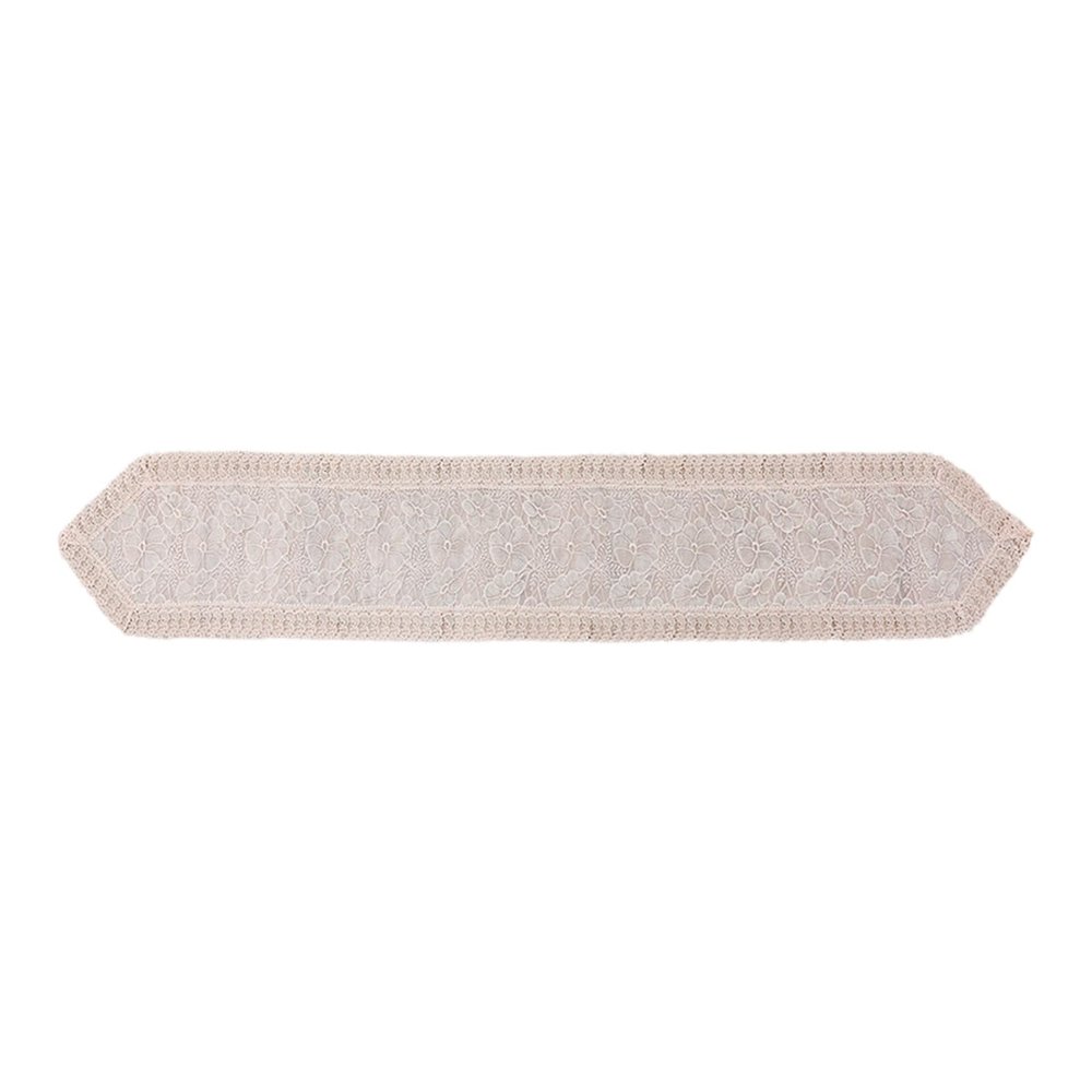 mioosho Elegant Embroidered Lace Table Runner