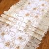 mioosho Elegant Embroidered Lace Table Runner view 3