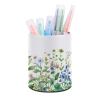 SMAZDFXX Watercolor Wildflower Leather Pencil Holder view 1