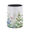 SMAZDFXX Watercolor Wildflower Leather Pencil Holder view 3