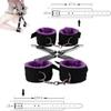 QiKKago Set of 10 Purple Padded Wrist Cuff Straps for Sports Training view 2