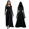 Women's Medieval Gothic Lace-Up Dress, Renaissance Vintage Party Cosplay (A, S) view 1