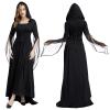 Women's Medieval Gothic Lace-Up Dress, Renaissance Vintage Party Cosplay (A, S) view 4