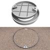Recessed Invisible Manhole Cover and Frame, Heavy-Duty Stainless Steel, Round, Ø500 mm view 1