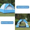 CMYCYDDPLY Camping Tent, Pop-Up Tent for 2–3 People, Blue, Small view 4