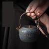 SBCGFY Chinese Vintage Bronze-Glazed Ceramic Teapot, Old Rock Clay, Tea Infuser, One Size view 3