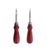 YOSADIER Leather Edge Bevelers with Beechwood Handles, 2 Pieces, 1.5 mm view 2