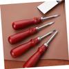 YOSADIER Leather Edge Bevelers with Beechwood Handles, 2 Pieces, 1.5 mm view 3