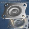 Heavy-Duty 360° Swivel Casters with Brakes, 1,000 kg Capacity, Set of 4 view 4