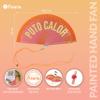 Fisura Original Fan with “P*to calor” Slogan, Pink-Orange Gradient view 2