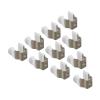 MIUYTRN 10-Piece Tool Spring Clips with Narrow Base, 10/12/16/19/25/28 mm Pipe Clamps for Brooms, Brushes and Rakes, Heavy-Duty Tool Storage Hangers, cuicui (25 mm) view 1