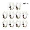 MIUYTRN 10-Piece Tool Spring Clips with Narrow Base, 10/12/16/19/25/28 mm Pipe Clamps for Brooms, Brushes and Rakes, Heavy-Duty Tool Storage Hangers, cuicui (25 mm) view 2