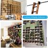 Sliding Rail Hardware Kit for Barn Doors and Library Ladder Cabinets, 16 ft/500 cm Rail view 4