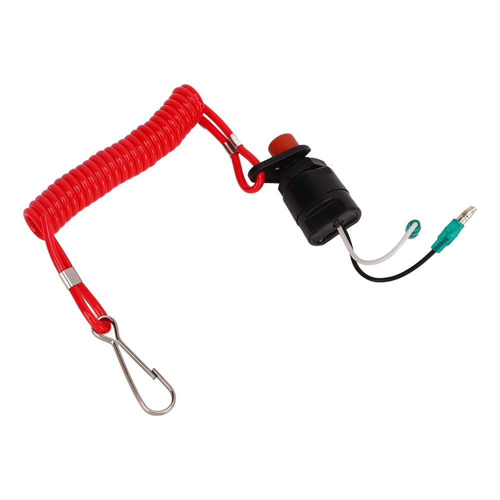 Boat Engine Emergency Stop Switch Key with Lanyard