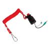 Boat Engine Emergency Stop Switch Key with Lanyard view 1