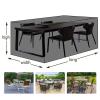 ZUROJ Outdoor Furniture Cover 122 x 132 x 120 cm, Multi-Gray view 3