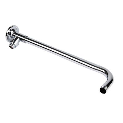 Stainless Steel Showerhead Extension Arm, Wall-Mounted, 30 cm, Chrome Finish
