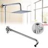Stainless Steel Showerhead Extension Arm, Wall-Mounted, 30 cm, Chrome Finish view 2