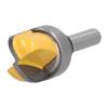 Round Nose Router Bit Set with Bearing, 1/4-Inch Shank (1-1/8 in, 3/4 in) view 2