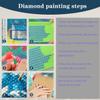 5D Diamond Painting Sky and Boat Kit, Round Diamonds, 35 x 45 cm, W-8093 view 4