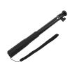 Acouto Action Camera Extension Pole Selfie Stick, 3-Section Aluminum Alloy, Silicone Grip, 1/4-Inch Screw, for ACT 3, X4, and X3, with 360° Ball Head view 1