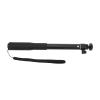 Acouto Action Camera Extension Pole Selfie Stick, 3-Section Aluminum Alloy, Silicone Grip, 1/4-Inch Screw, for ACT 3, X4, and X3, with 360° Ball Head view 2