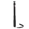 Acouto Action Camera Extension Pole Selfie Stick, 3-Section Aluminum Alloy, Silicone Grip, 1/4-Inch Screw, for ACT 3, X4, and X3, with 360° Ball Head view 4
