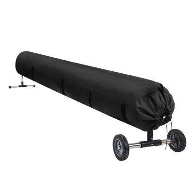 Pool Reel Cover with Adjustable Strap, Waterproof 420D Oxford Fabric