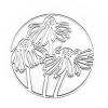 Metal Flower Die Cut Template view 3